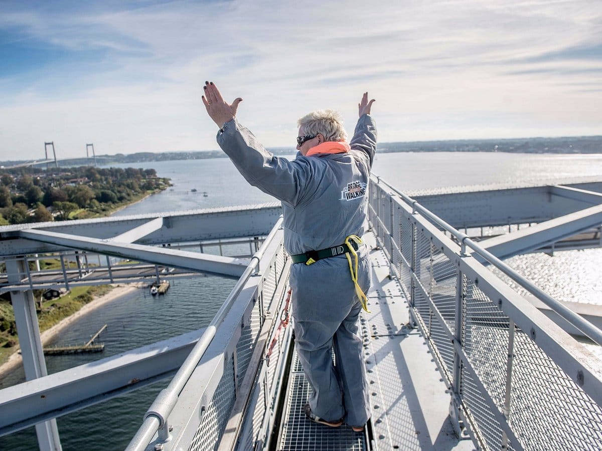 Middelfart- Bridge walking, Hindsgavl Castle, Deer park, Middelfart centrum (shopping center)