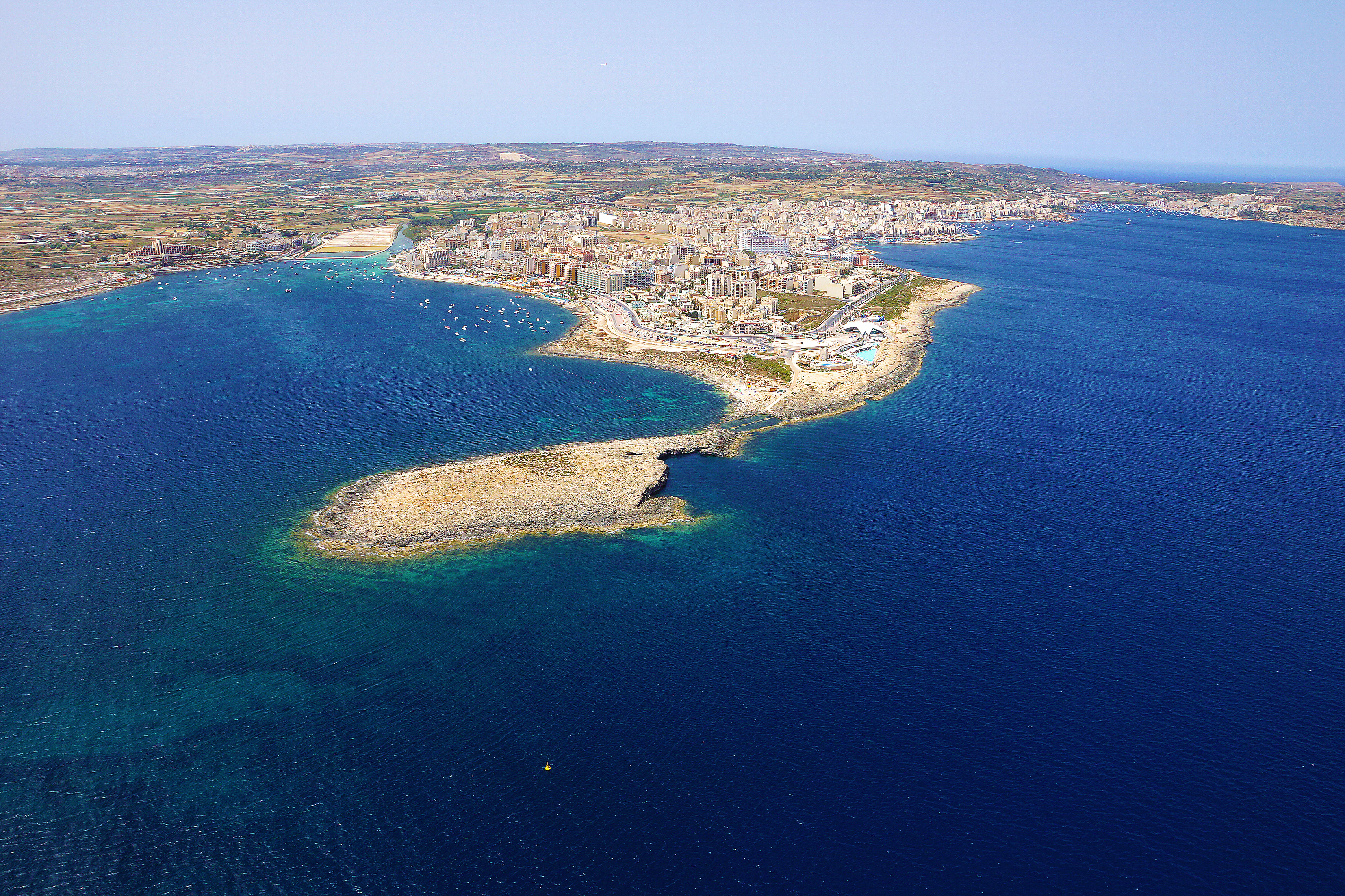 St, Paul's islands as seen from St. Paul's bay