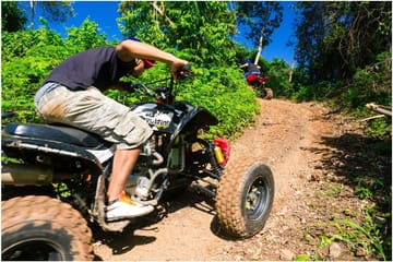 ATV Jungle Adventure Tour in Dixon Cove, Honduras