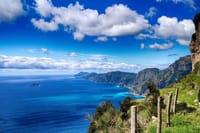 Amazing landscape from the Path of the Gods