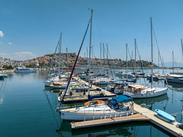 Uninque Yacht Stay in Marina of Kavala