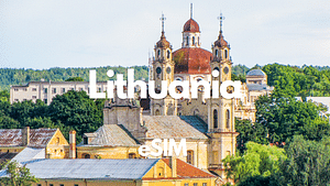 Vilnius (Lithuania) Data eSIM : 0.5GB to 2GB/daily - 30 Days