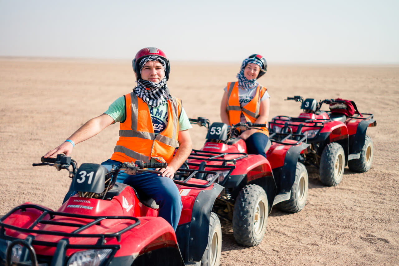 Hurghada Desert Quad Bike Safari i with Traditional Bedouin Dinner and Show 5
