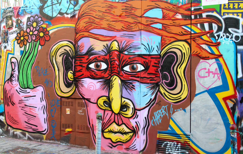 Walking Tour of Paris' Vibrant Street Art Scene
