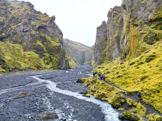 Stakkholtsgjá is a fantastic place to visit both summer and winter