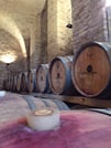 The barrels wine