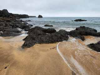 Skarðsvík golden sand beach
