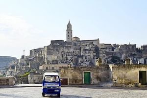 Ape calessino tour in the Sassi of Matera