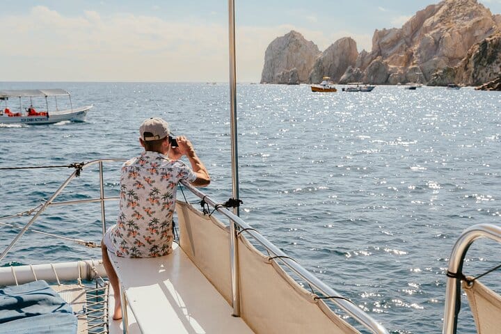 Capture the beauty of Los Cabos from the deck of a private catamaran. Snap photos of stunning rock formations and sparkling waters for memories that last a lifetime.