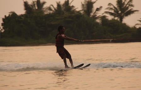 Water Skiing Adventure in Bentota, Sri Lanka