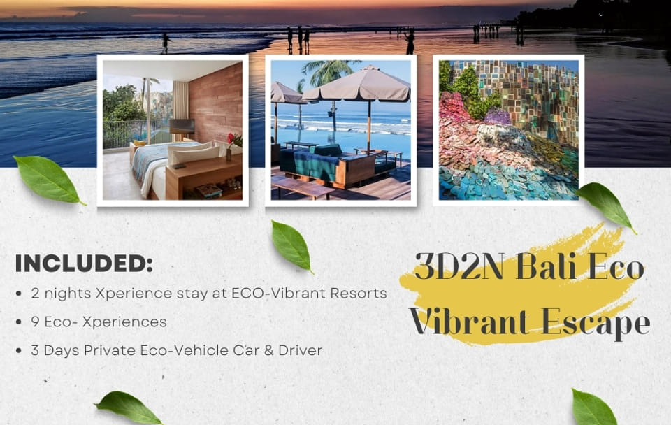 Eco-Friendly 3-Day Tour at Potato Head Beach Club, Bali