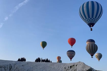 Pamukkale Hot Air Balloon Tour Over Travertines