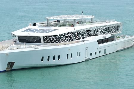 Lotus Mega Yacht Dinner Cruise Tour with Private Transfers