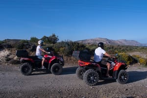 Rhodes ATV Quad Guided Off Road Tour 2 person on 1 Quad