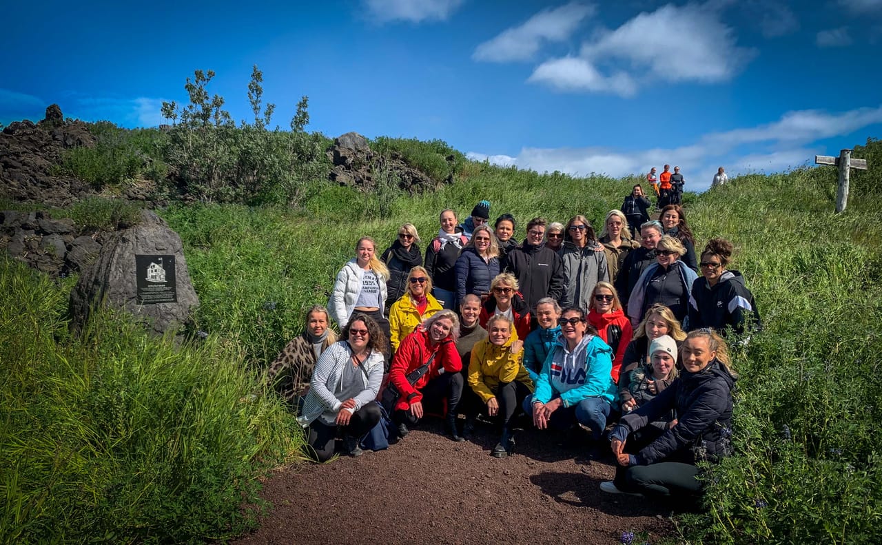 Lava walk with a local 3