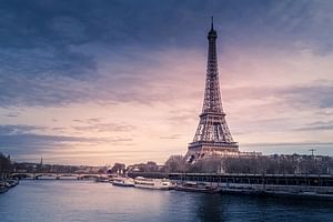 Half-Day Paris Private Vintage Car Tour with River Cruise and hotel pick up