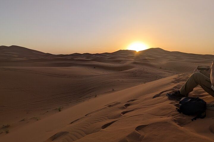 Sunrise Desert Walk in Merzouga with Local Guide & Photography Help