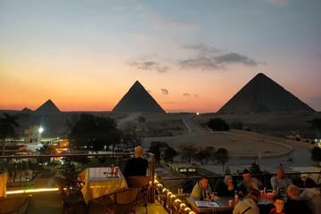 Pyramids View Terrace with Breakfast or Lunch or Dinner