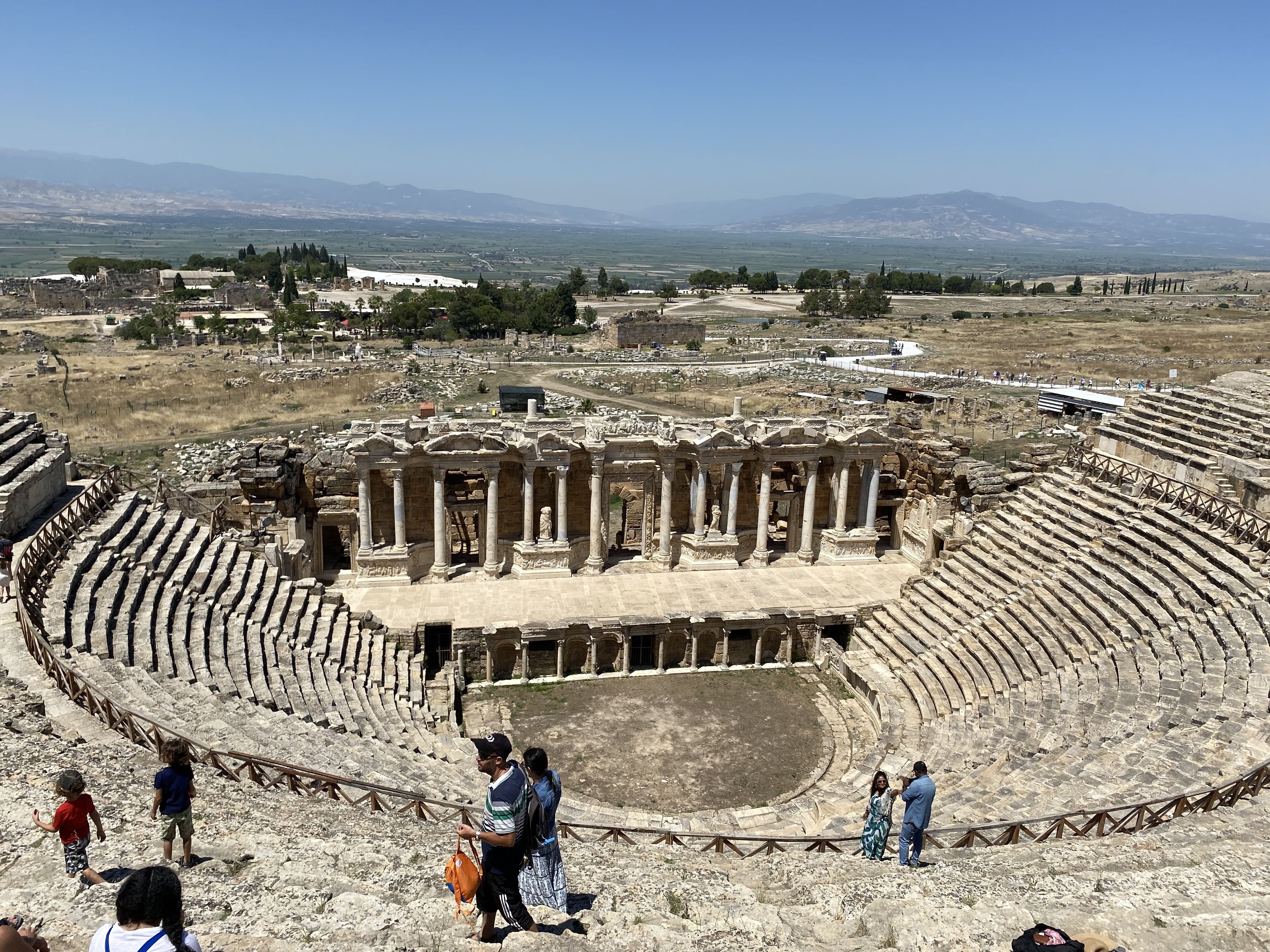 el anfiteatro romano de Hierápolis