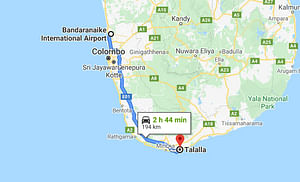 Colombo Airport (CMB) to Talalla City Private Transfer