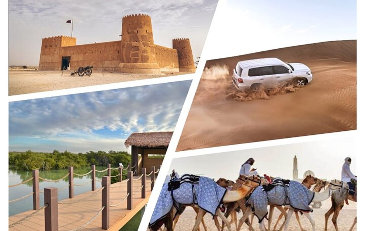 Combo Culture & Adventure: North Qatar Heritage & Desert Safari