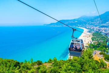 Alanya City Tour with Cable car, Boat tour and Lunch from Side