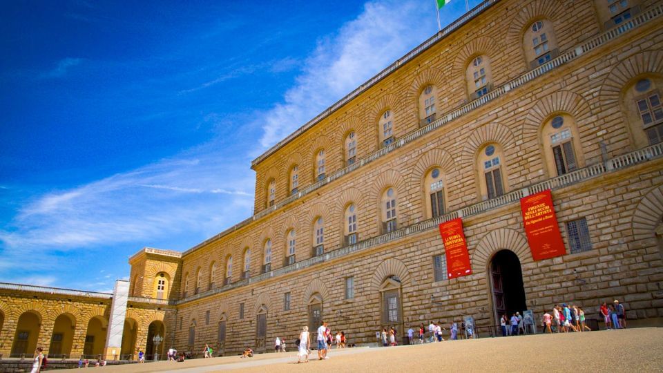 External view of Palazzo Pitti and Pitti Square 