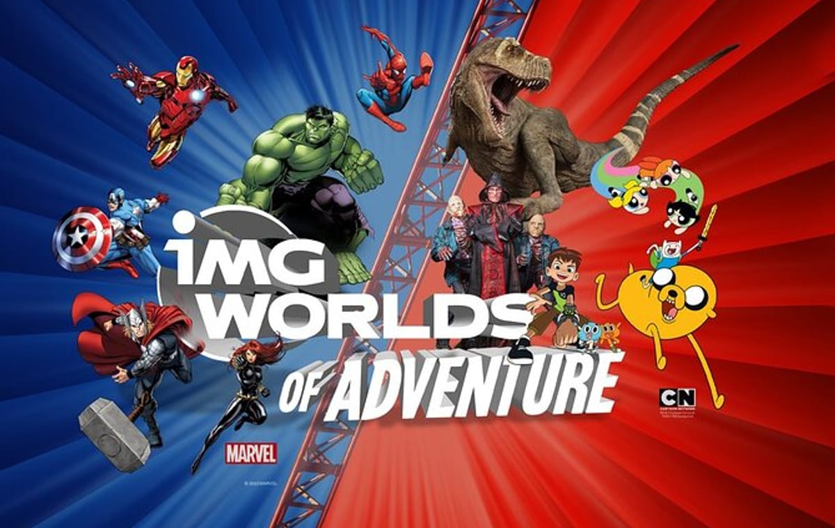 Dubai : IMG Worlds of Adventure Ultimate Escape – Thrills, Heroes & Dino-Sized Fun!