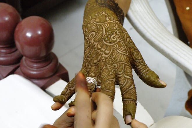 Henna on Hands