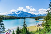 Banff Town Lake Minnewanka Banff Gondola and Johnston canyon 5