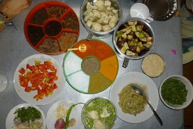 A Part of Cooking Class