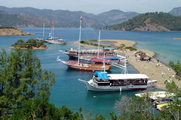 Butterfly Valley Boat Tour with Lunch from Fethiye