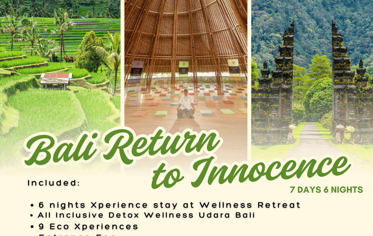 7 DAYS 6 NIGHTS BALI RETURN TO INNOCENCE