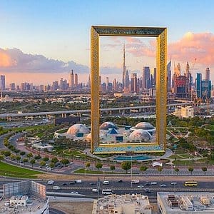 Dubai: Step into the Iconic Dubai Frame for Unrivaled City Views!