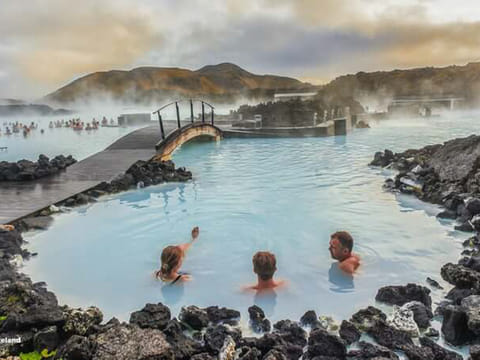 Relaxing in Blue Lagoon