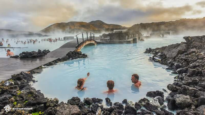 Relaxing in Blue Lagoon