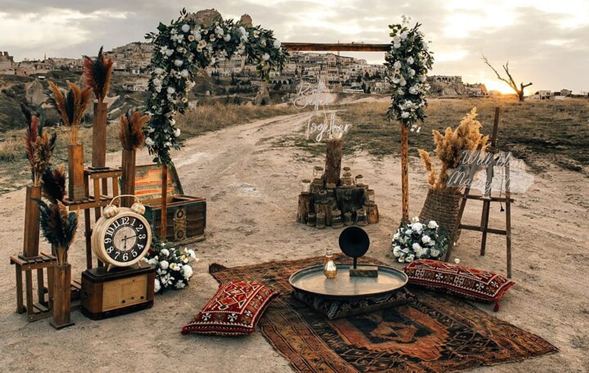 Marry Me Proposal Concept in Göreme