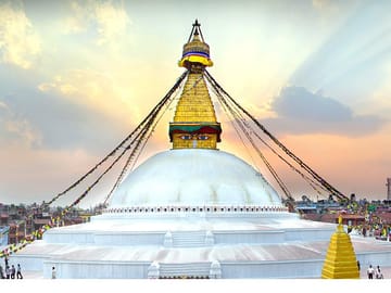Kopan Monastery and Boudhanath Stupa Half-Day Tour in Kathmandu