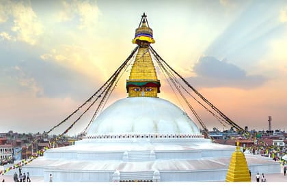 Half Day Kopan Monastery with Boudhanath stupa sightseeing tour