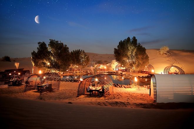 Safari nocturno por el desierto Platinum en Dubái