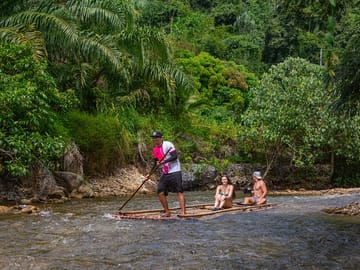 Khao Lak Full Day Bamboo Rafting Tour with Lunch from Phuket
