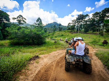 3 hour ATV Tour & 5kms Whitewater Rafting in Phang Nga