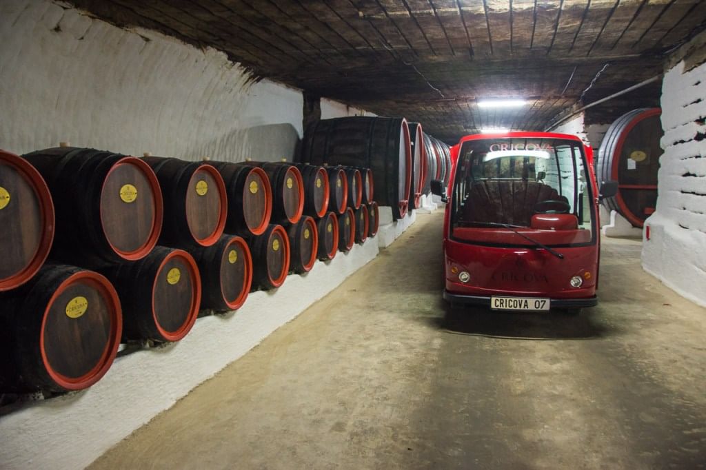 Underground cellars of Cricova Winery