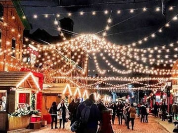 This is our charming little Christmas Market in downtown Reykjavik