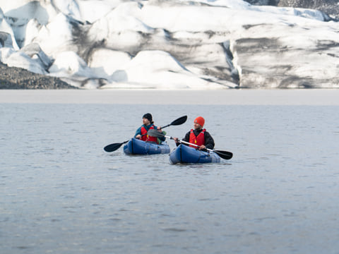 Fláajökull Kayak and Glacier Hike: Full Day Combo Tour, photo 4