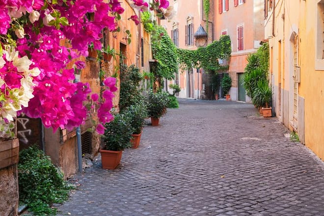Street in Trastevere, Rome