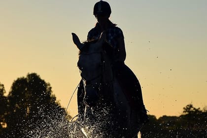 Horse riding on the Beach, Rhodes