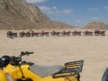 ATV Desert Adventure Tour in Hurghada with Pickup