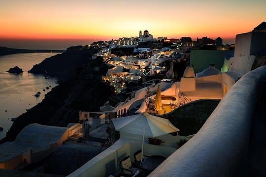 Private Sightseeing in Santorini By Night