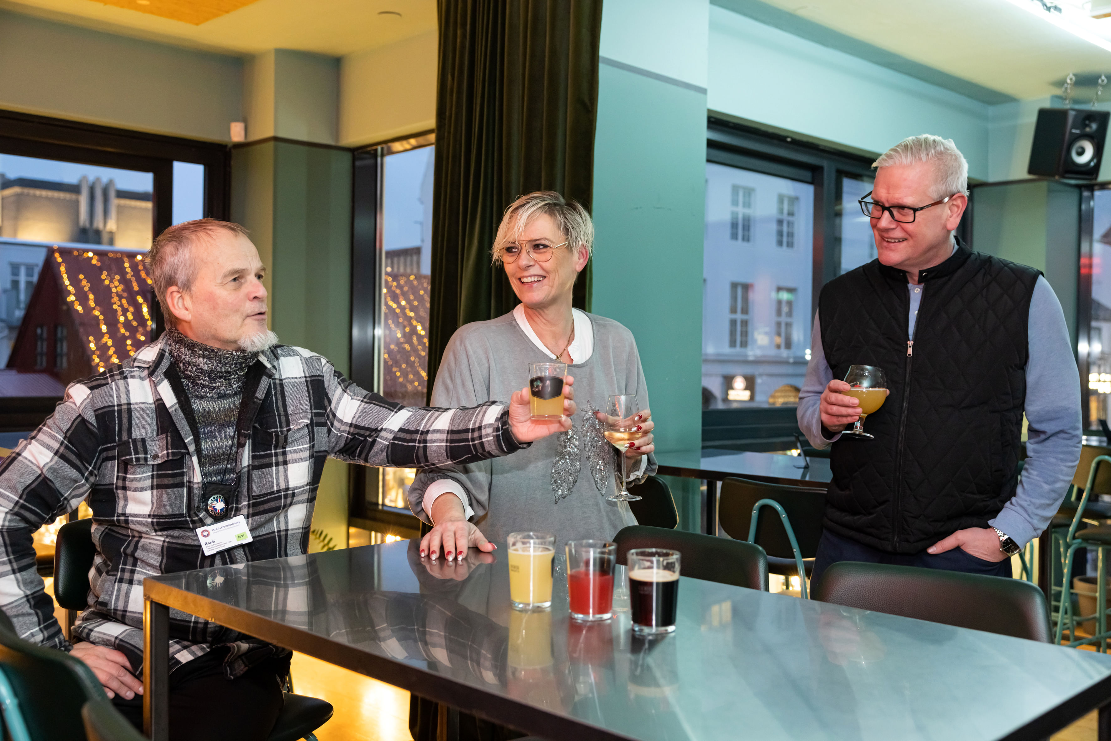 Expert guide from Your Friend in Reykjavik sharing closer information about one of the sampled drinks.